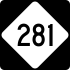 NC 281 marker