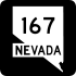 State Route 167 marker