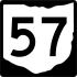 State Route 57 marker