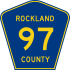 County Route 97 marker