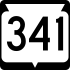 State Trunk Highway 341 marker