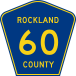 Rockland County Route 60 NY.svg