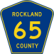 Rockland County Route 65 NY.svg