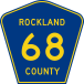 Rockland County Route 68 NY.svg