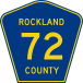Rockland County Route 72 NY.svg