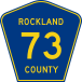 Rockland County Route 73 NY.svg