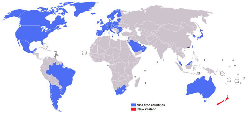 Countries with visa-free status