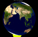 Lunar eclipse from moon-2070Oct19.png