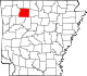 State map highlighting Newton County