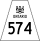 Ontario Highway 574.svg