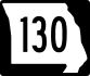 Route 130 marker