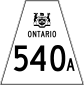 Highway 540A shield