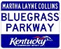 Bluegrass Parkway marker