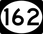 Route 162 marker