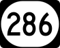 Delaware Route 286 marker