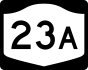 NYS Route 23A marker