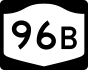NYS Route 96B marker