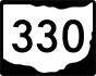 State Route 330 marker