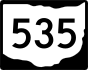 State Route 535 marker