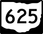 State Route 625 marker