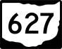 State Route 627 marker