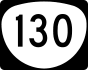 Oregon Route 130 marker