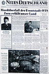 Image of newspaper story about Peter Göring