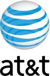 The current AT&T Corporation logo, used since the 2005 merger with SBC.