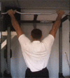 Animation of a behind-the-neck pull-up