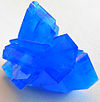 Large crystals of copper sulfate