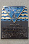 Heritage Hall plaque.JPG