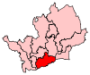 A small-to-medium sized constituency, located in the south of the county.