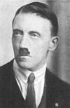 Adolf Hitler, writer of "Mein Kampf", in the early 1920s
