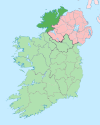 Island of Ireland location map Donegal.svg