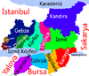 Districts of Kocaeli