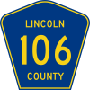 Lincoln County Route 106 SD.svg