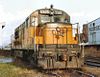Chicago, Milwaukee, St. Paul and Pacific Railroad ("Milwaukee Road") GE U28B diesel locomotive #5505.