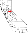 State map highlighting El Dorado County