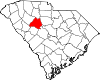 State map highlighting Newberry County