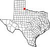 State map highlighting Childress County