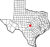 State map highlighting Llano County