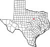 State map highlighting Somervell County