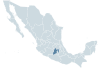 Mexico map, MX-MEX.svg
