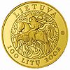Millennium of the name of Lithuania 100Lt Aurum Aversum 2008.jpg