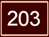 Route 203 shield