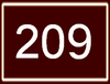 Route 209 shield