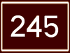 Route 245 shield