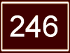 Route 246 shield
