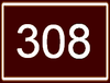 Route 308 shield