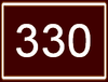 Route 330 shield
